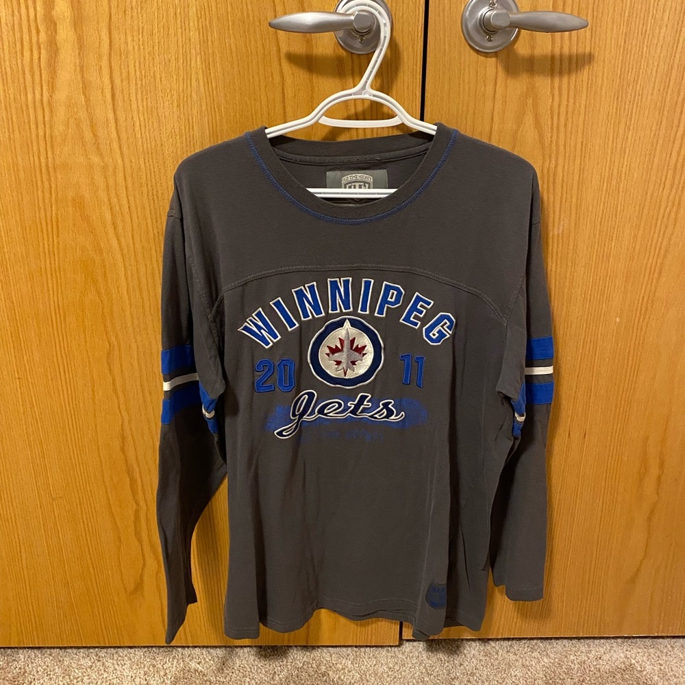 SHIRT - Men’s NHL WINNIPEG JETS 2011 long sleeve shirt size large